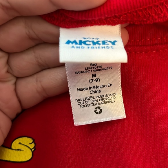 Mickey red sweatshirt - Picture 2 of 2